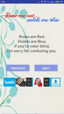 Roses are Red, Violets are Blue android App screenshot 3